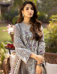 Elaf New Arrival Luxury Lawn Embroidery 3 Piece Unstitched / Stitched