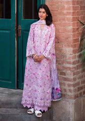 Neeshay Embroiderey Lawn Chikan Kari Collection 3 Piece Unstitched / Stitched