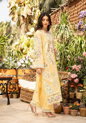 Elaf New Arrival Luxury Lawn Embroidery 3 Piece Unstitched / Stitched