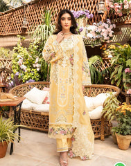 Elaf New Arrival Luxury Lawn Embroidery 3 Piece Unstitched / Stitched