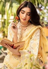 Elaf New Arrival Luxury Lawn Embroidery 3 Piece Unstitched / Stitched
