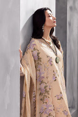 Mushq Chikankari Embroidered Lawn 3 Piece Unstitched / Stitched