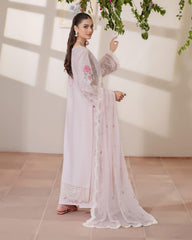 Nameera By Farooq Luxury Lawn 3 Piece Unstitched / Stitched
