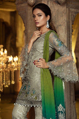 Maria B Luxury Net Sequence Work Embroidered Unstitched / Stitched