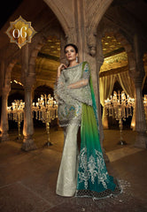 Maria B Luxury Net Sequence Work Embroidered Unstitched / Stitched