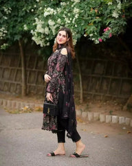 Bareeze Luxury Lawn Emb Collection 3Piece Unstitched / Stitched