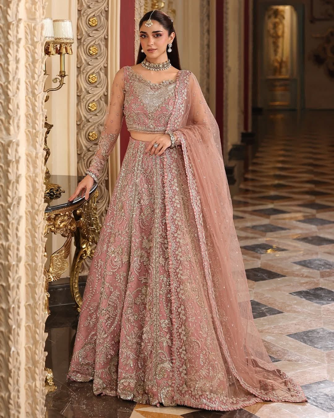 Elaf Wedding Net Maxi Collection Embroidery Unstiched / Stitched