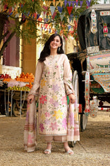 Laam Luxury Lawn Chicken kari  3 piece Unstitched / Stitched