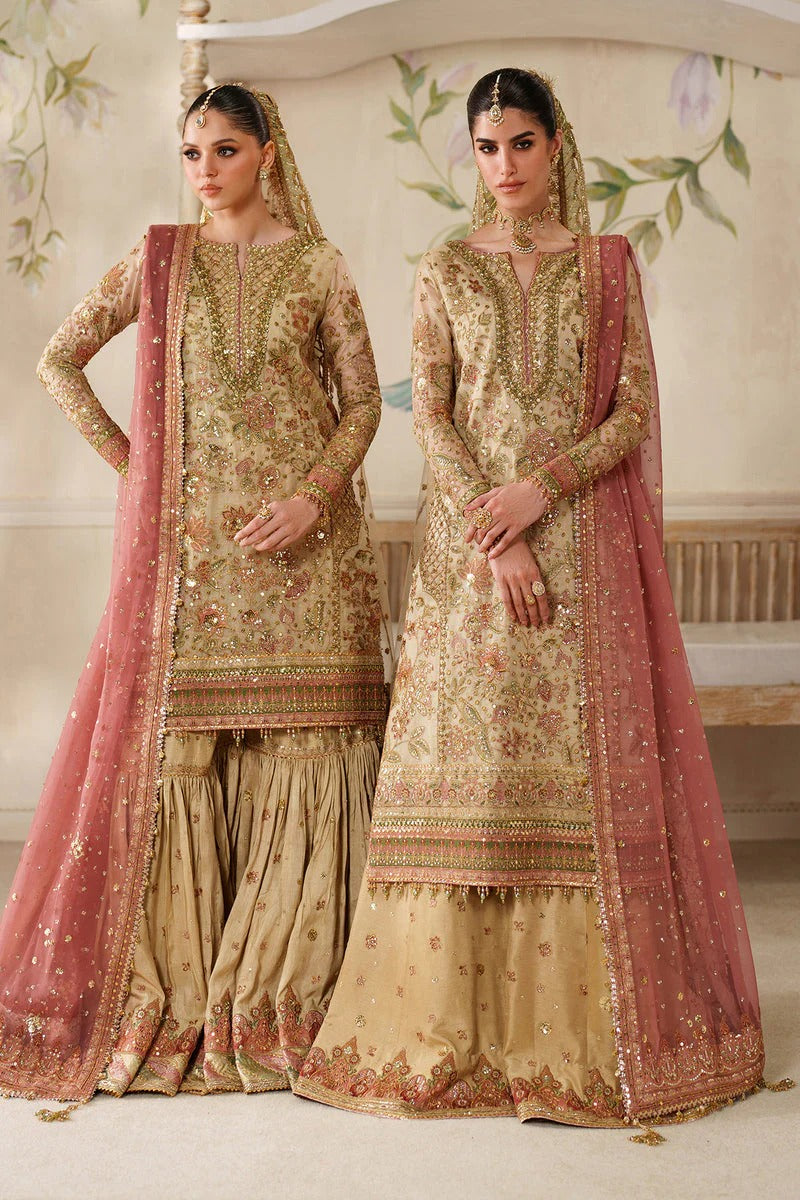 Baroque Chantelle Formal Net Collection 3 piece Unstitched / Stitched