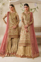 Baroque Chantelle Formal Net Collection 3 piece Unstitched / Stitched
