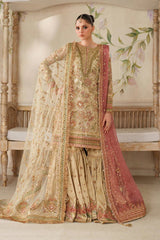 Baroque Chantelle Formal Net Collection 3 piece Unstitched / Stitched