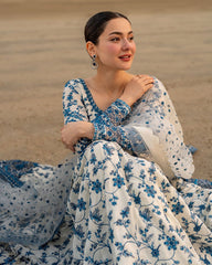 Faiza saqlain Luxury Lawn Emb Collection 3Piece Unstitched / Stitched