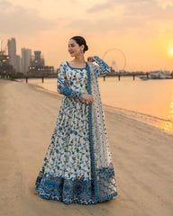 Faiza saqlain Luxury Chiffon Emb Collection 3Piece Unstitched / Stitched