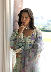 Elaf Summer Collection Lawn Embroidery 3Piece Unstitched / Stitched