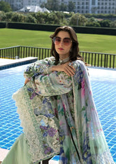Elaf Summer Collection Lawn Embroidery 3Piece Unstitched / Stitched