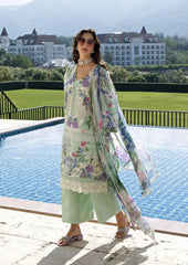 Elaf Summer Collection Lawn Embroidery 3Piece Unstitched / Stitched