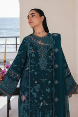 Qalamkar Lawn Collection 3 piece Unstitched / Stitched