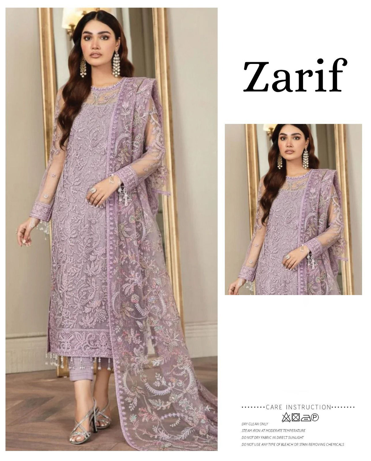 Zarif Mehroze Festive Formals Collection 3 Piece Unstitched / Stitched