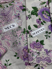 Nureh Luxury Lawn Emb Collection 3Piece Unstitched / Stitched