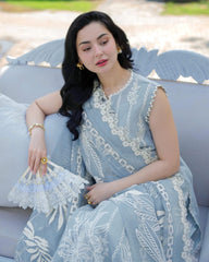 Rang Rasiya Lawn Luxury Embroidered Dress 3 Piece Unstitched / Stitched