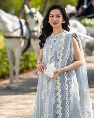 Rang Rasiya Lawn Luxury Embroidered Dress 3 Piece Unstitched / Stitched