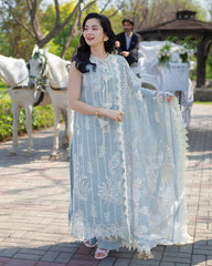 Rang Rasiya Lawn Luxury Embroidered Dress 3 Piece Unstitched / Stitched
