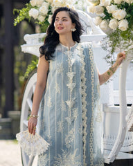 Rang Rasiya Lawn Luxury Embroidered Dress 3 Piece Unstitched / Stitched