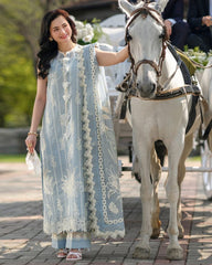 Rang Rasiya Lawn Luxury Embroidered Dress 3 Piece Unstitched / Stitched