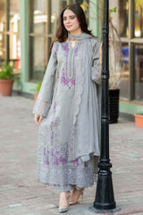 Mushq Embroidered Lawn Cotton Collection 3 piece Unstitched / Stitched