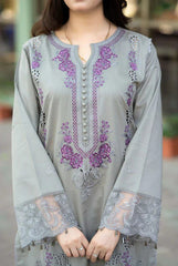 Mushq Embroidered Lawn Cotton Collection 3 piece Unstitched / Stitched