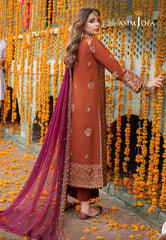 Asim Jofa Embroidered Luxury Chiffon 3 Piece Unstitched / Stitched