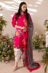 Charizma Qara Festive Lawn Embroidery 3Piece Unstitched / Stitched