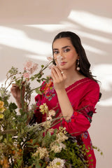 Charizma Qara Festive Lawn Embroidery 3Piece Unstitched / Stitched