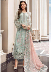 Maria B Embroidered Chiffon Collection 3 Piece Unstitched / Stitched