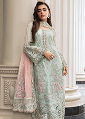 Maria B Embroidered Chiffon Collection 3 Piece Unstitched / Stitched