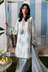 Maria B Luxury Lawn Embroidered 3 piece Unstitched / Stitched
