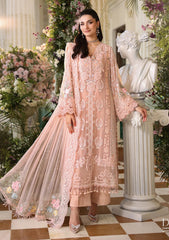 Maria B Luxury Chiffon Dress Embroidered 3 Piece Unstitched / Stitched
