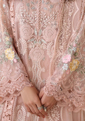 Maria B Luxury Chiffon Dress Embroidered 3 Piece Unstitched / Stitched