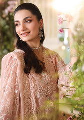 Maria B Luxury Chiffon Dress Embroidered 3 Piece Unstitched / Stitched