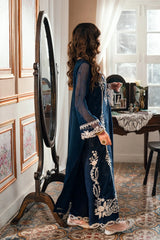 Azure luxury Chiffon Embroidered 3 Piece Unstitched / Stitched