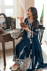 Azure luxury Chiffon Embroidered 3 Piece Unstitched / Stitched