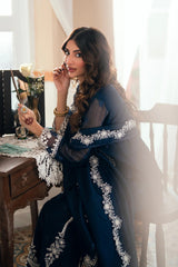 Azure luxury Chiffon Embroidered 3 Piece Unstitched / Stitched