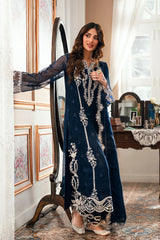 Azure luxury Chiffon Embroidered 3 Piece Unstitched / Stitched