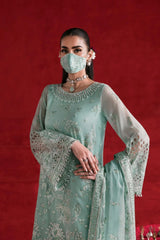 Flossie Luxury Embroidered Chiffon 3 Piece Unstitched / Stitched