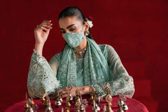 Flossie Luxury Embroidered Chiffon 3 Piece Unstitched / Stitched
