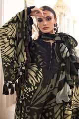 Maria B Lawn Collection Embroidered 3 piece Unstitched / Stitched