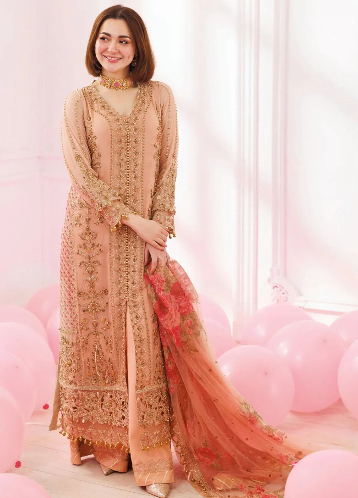 Charizma Luxury Chiffon Collection 3 Piece Unstitched / Stitched