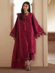 Bin Ilyas Luxury Lawn Embroidered Dress 3Piece Unstithced / Stitched