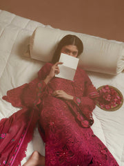 Bin Ilyas Luxury Lawn Embroidered Dress 3Piece Unstithced / Stitched