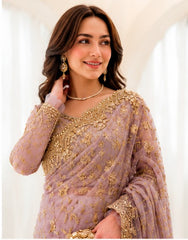Indian Luxury Net Hand Work Embroidered Saree Unstitched / Stitched